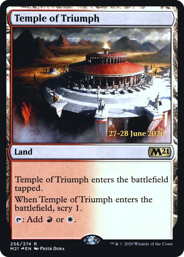 0256 Temple of Triumph (M21) R Prerelease Cards