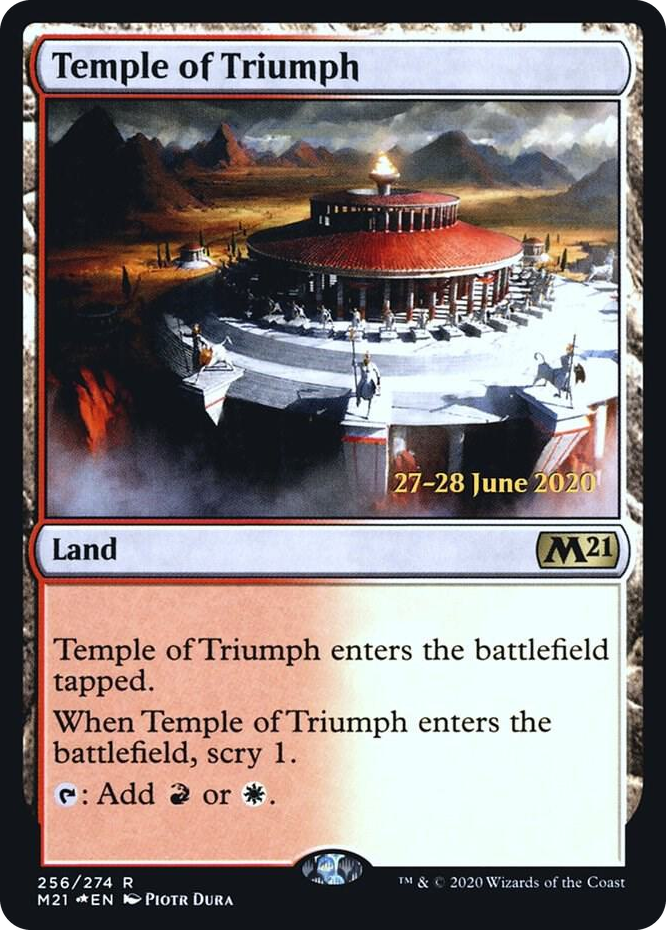 Temple of Triumph (M21) #256 R - Prerelease Cards Pokemon card