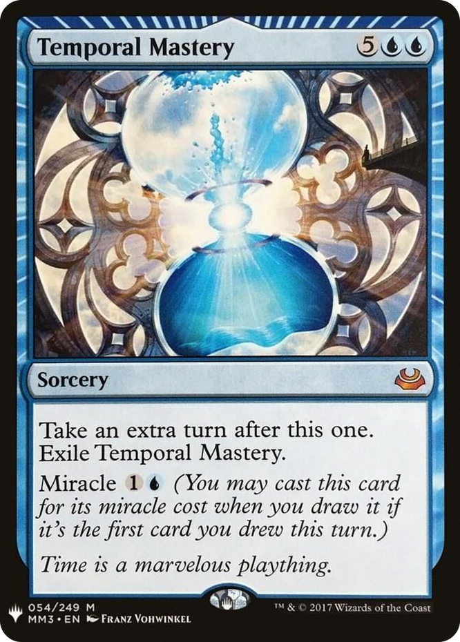 0054 Temporal Mastery M The List Reprints