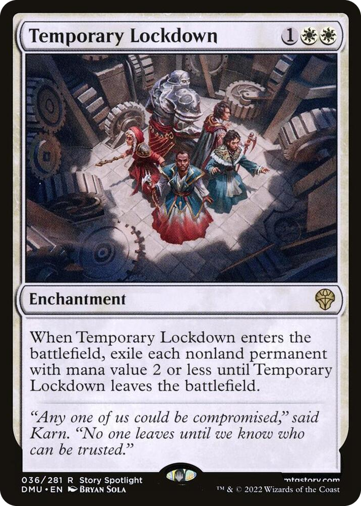 0036 Temporary Lockdown R Dominaria United