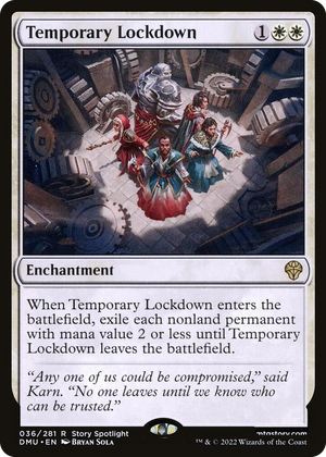 0036 Temporary Lockdown R Dominaria United