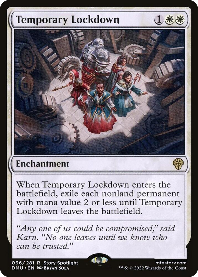 0036 Temporary Lockdown R Dominaria United