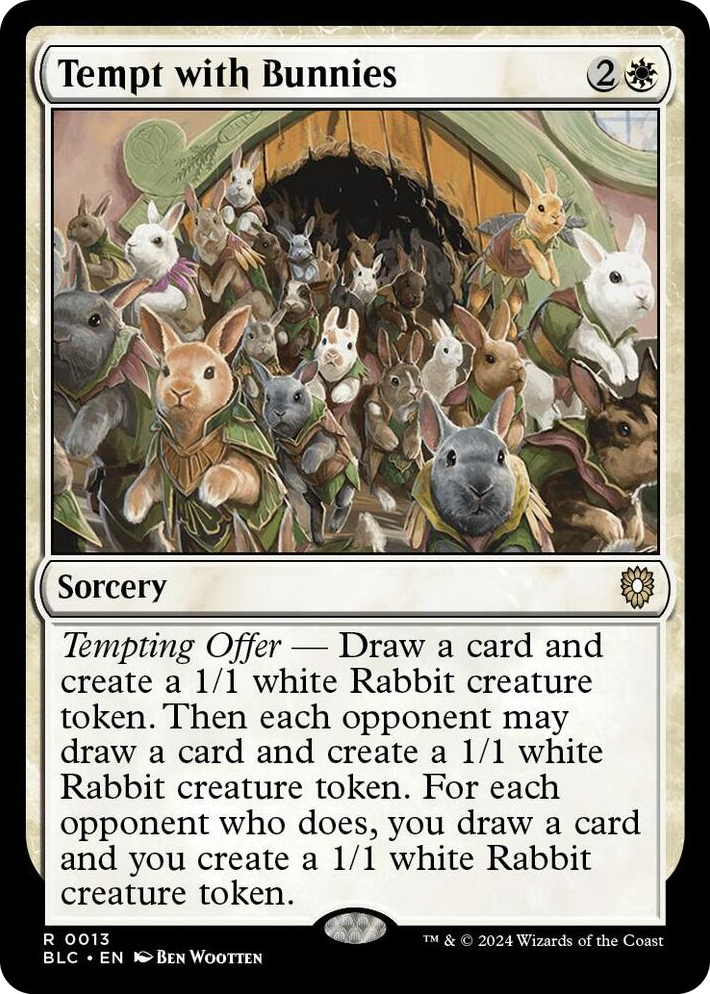 0013 Tempt with Bunnies R Commander: Bloomburrow