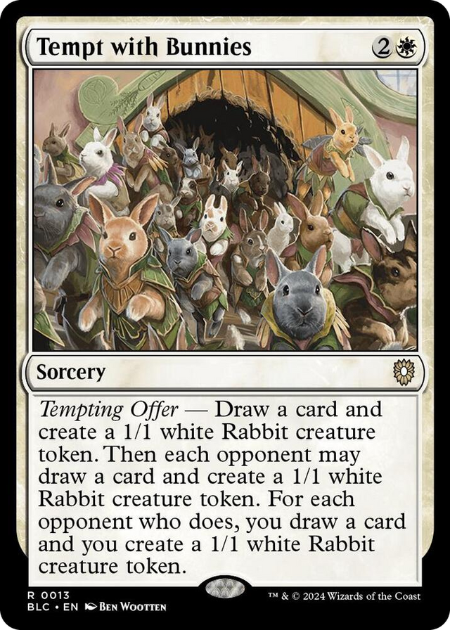 0013 Tempt with Bunnies R Commander: Bloomburrow