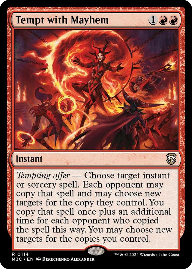0114 Tempt with Mayhem R Commander: Modern Horizons 3