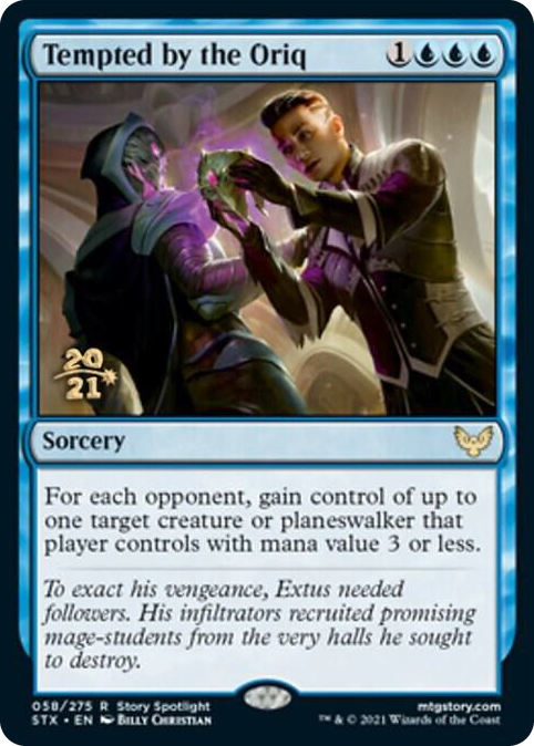 Tempted by the Oriq #58 R - Prerelease Cards Pokemon card