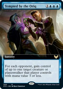 0300 Tempted by the Oriq (Extended Art) R Strixhaven: School of Mages