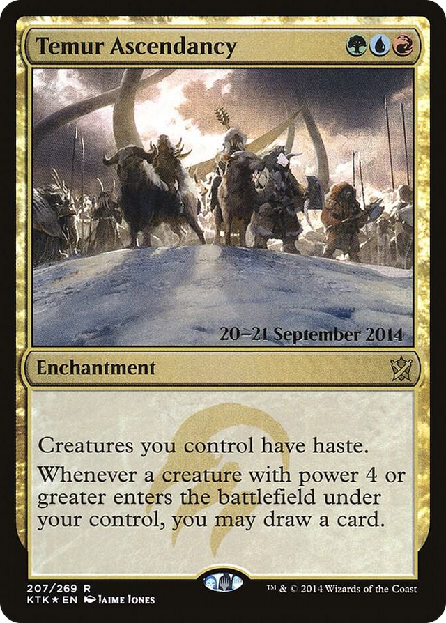 0207 Temur Ascendancy R Prerelease Cards
