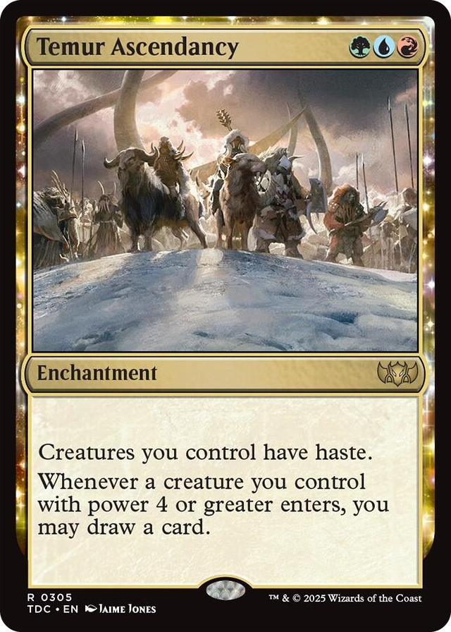 0305 Temur Ascendancy R Commander: Tarkir: Dragonstorm