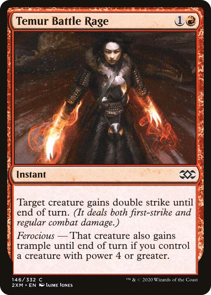 0146 Temur Battle Rage C Double Masters