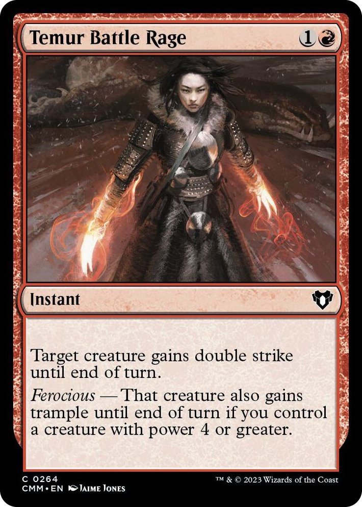0264 Temur Battle Rage C Commander Masters