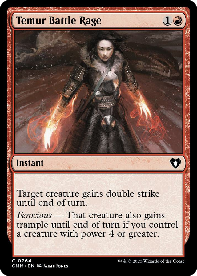 0264 Temur Battle Rage C Commander Masters