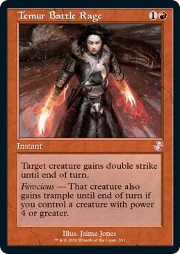 0351 Temur Battle Rage S Time Spiral: Remastered