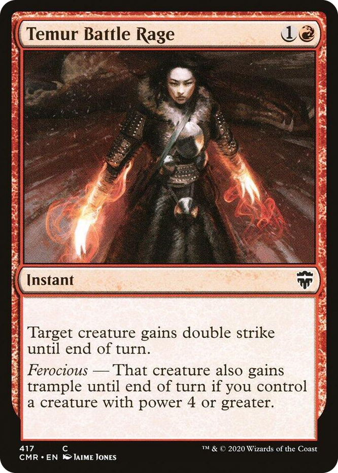 Temur Battle Rage #417 C - Commander Legends Pokemon card