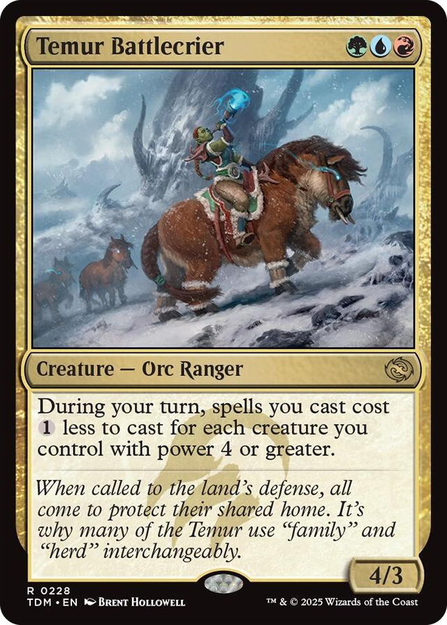 0228 Temur Battlecrier R Dragonstorm