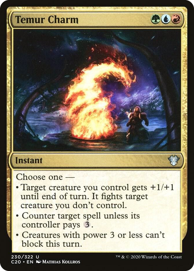 0230 Temur Charm U Commander 2020