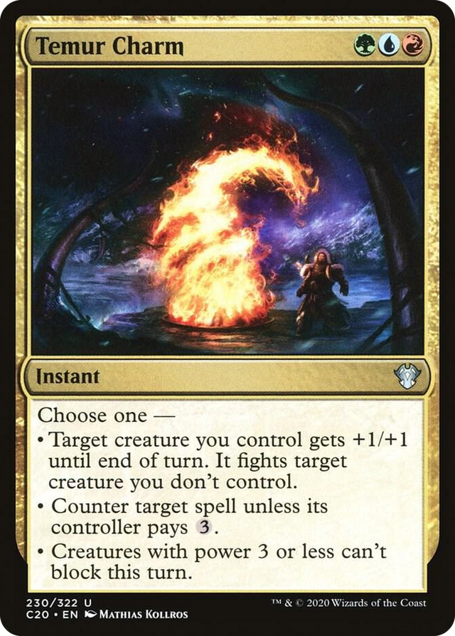 0230 Temur Charm U Commander 2020