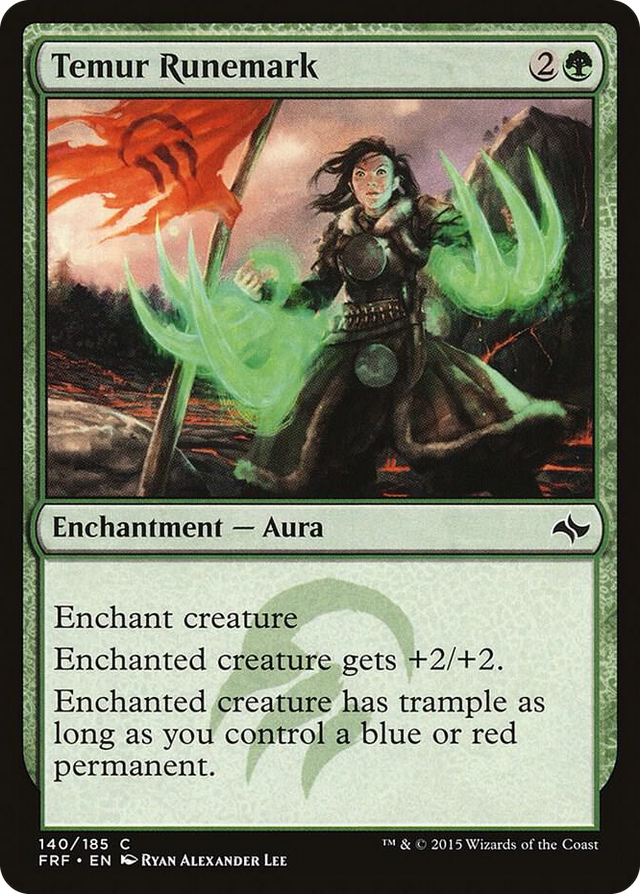 0140 Temur Runemark C Fate Reforged