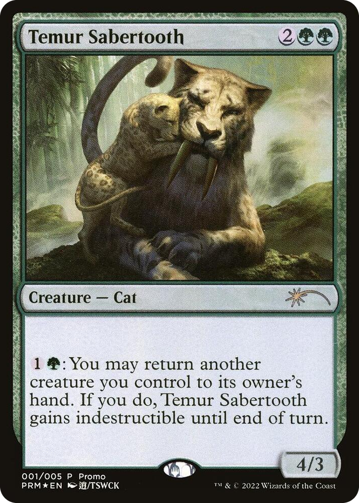 0001 Temur Sabertooth P Unique and Miscellaneous Promos