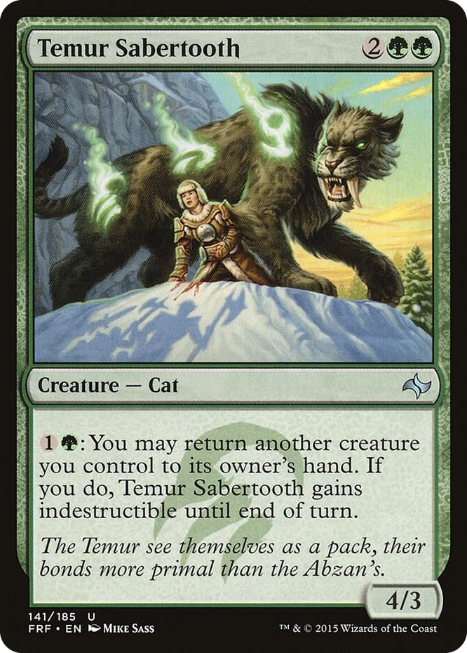 0141 Temur Sabertooth U Fate Reforged