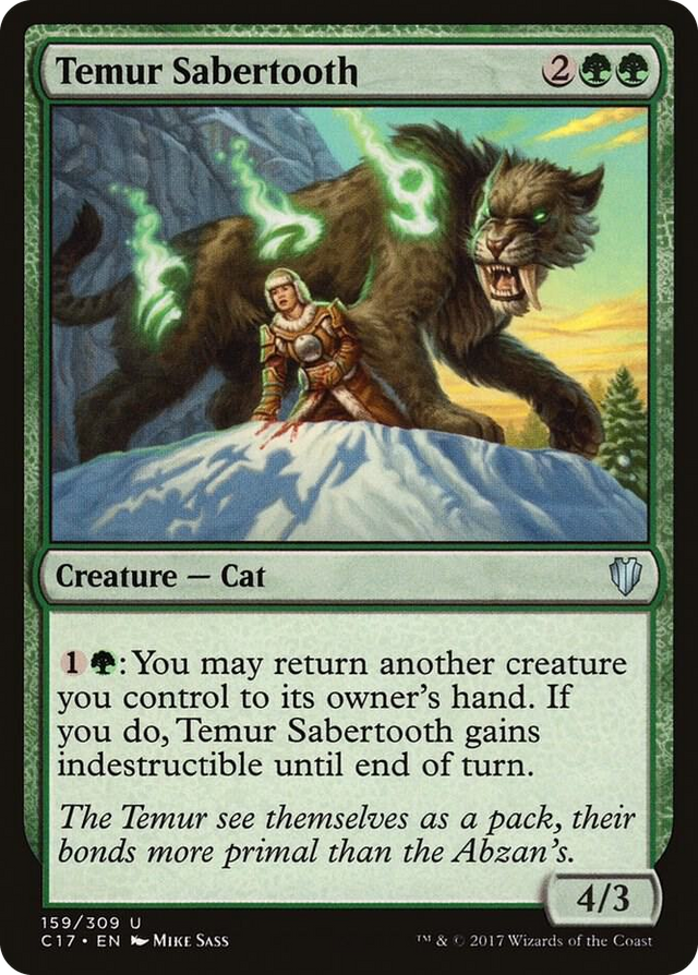 0159 Temur Sabertooth U Commander 2017