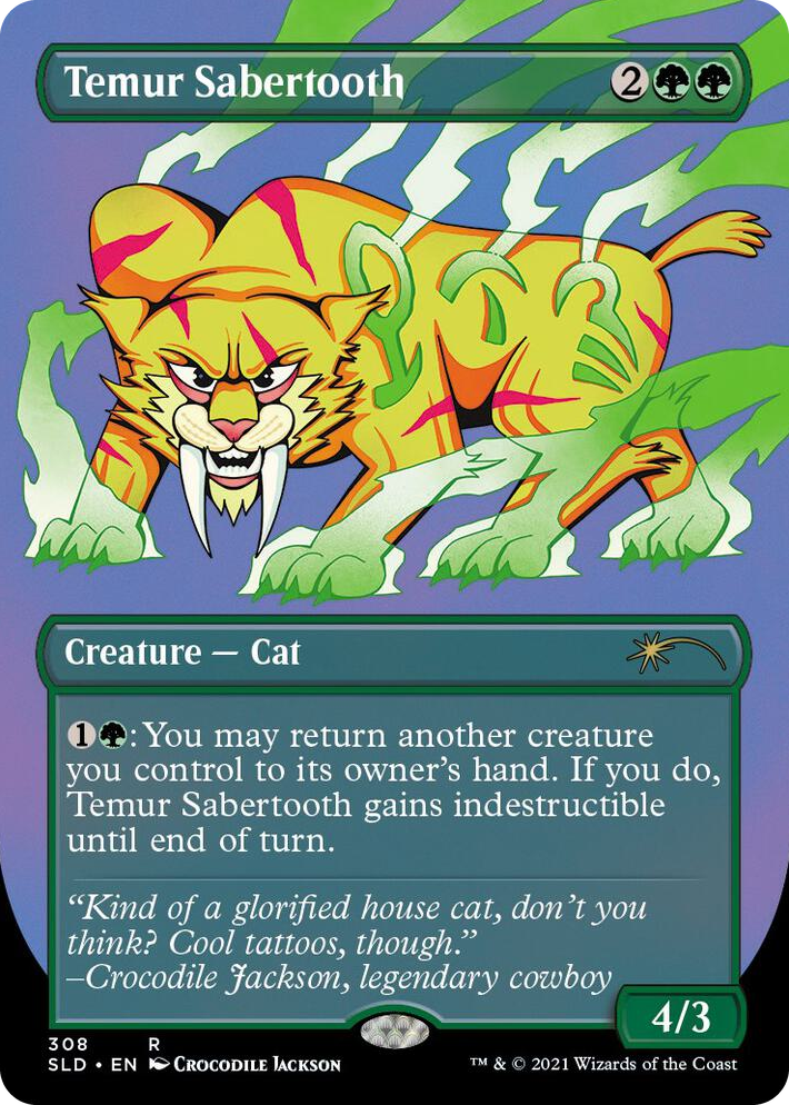 0308 Temur Sabertooth R Secret Lair Drop Series