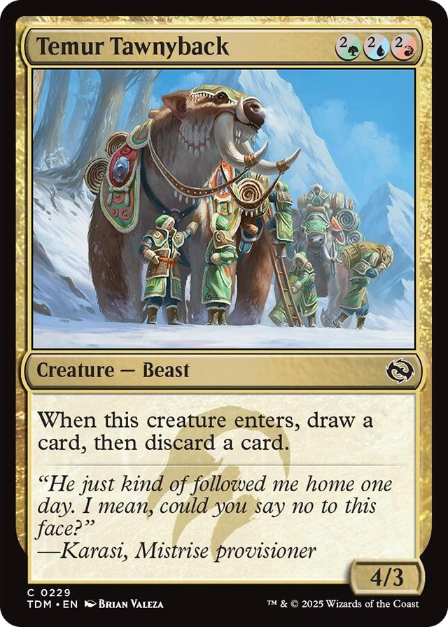 0229 Temur Tawnyback C Dragonstorm