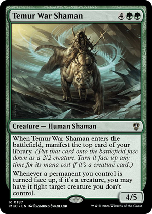0187 Temur War Shaman R Commander: Murders at Karlov Manor