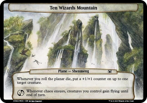 0066 Ten Wizards Mountain T Planechase: March of the Machine