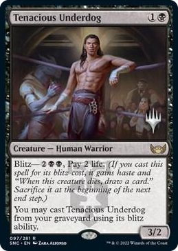 0097 Tenacious Underdog R Promo Pack: Streets of New Capenna