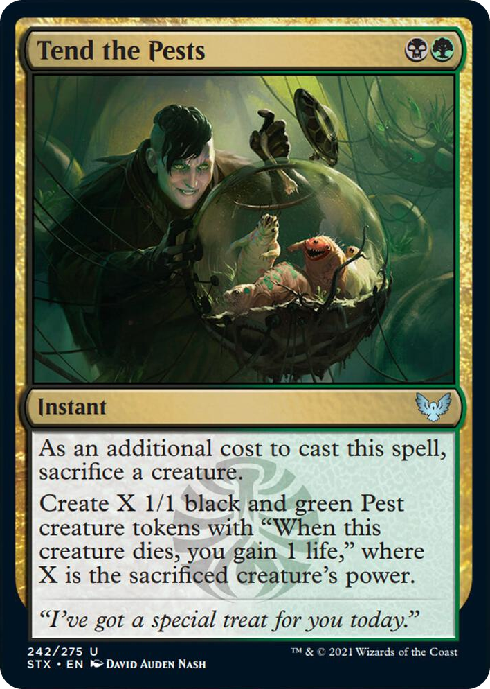 0242 Tend the Pests U Strixhaven: School of Mages