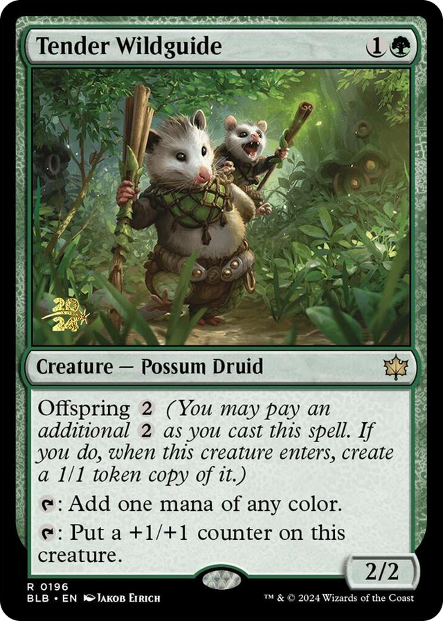 0196 Tender Wildguide R Prerelease Cards