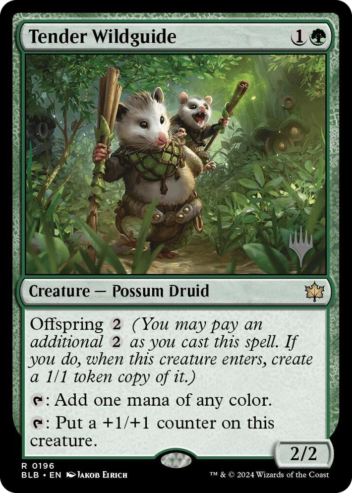 0196 Tender Wildguide R Promo Pack: Bloomburrow