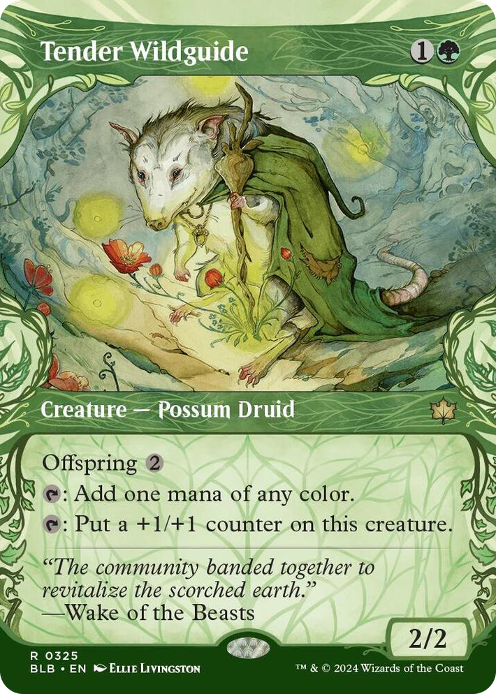0325 Tender Wildguide (Showcase) R Bloomburrow