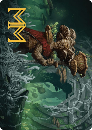 0031 Tendril of the Mycotyrant Art Card (Gold-Stamped Signature) S Art Series: The Lost Caverns of Ixalan