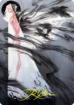 0073 Tendrils of Agony Art Card (Gold-Stamped Signature) S Art Series: Strixhaven