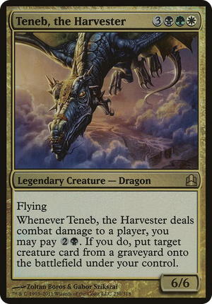 0230 Teneb, the Harvester (Commander) R Oversize Cards