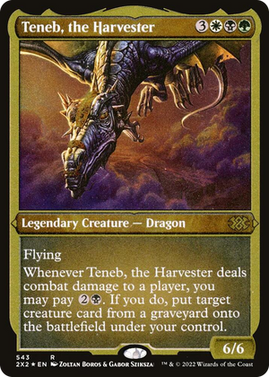 0543 Teneb, the Harvester (Foil Etched) R Double Masters 2022