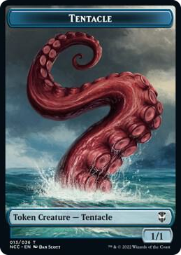 0013 Tentacle // Clue Double-Sided Token T Commander: Streets of New Capenna
