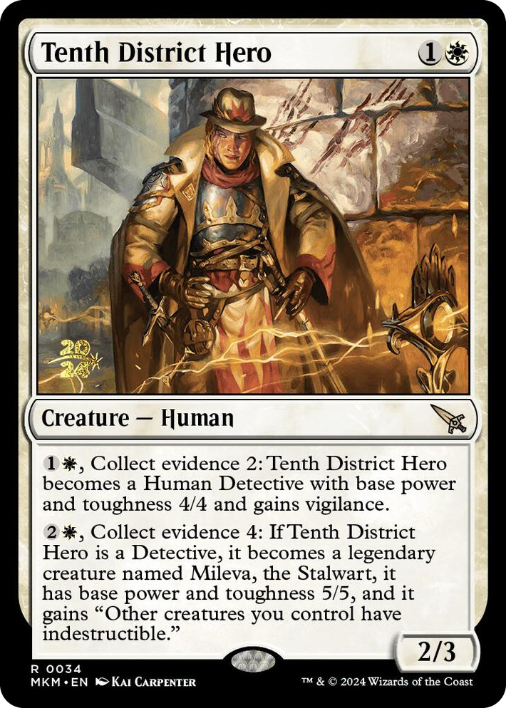 0034 Tenth District Hero R Prerelease Cards