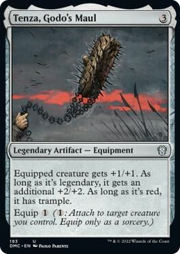 0193 Tenza, Godo's Maul U Commander: Dominaria United