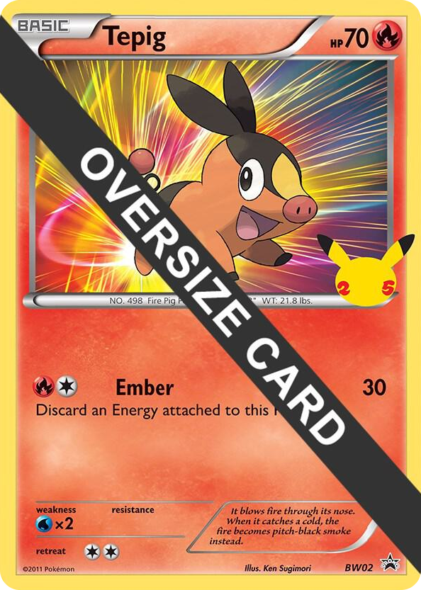 BW002 Tepig Promo First Partner Pack