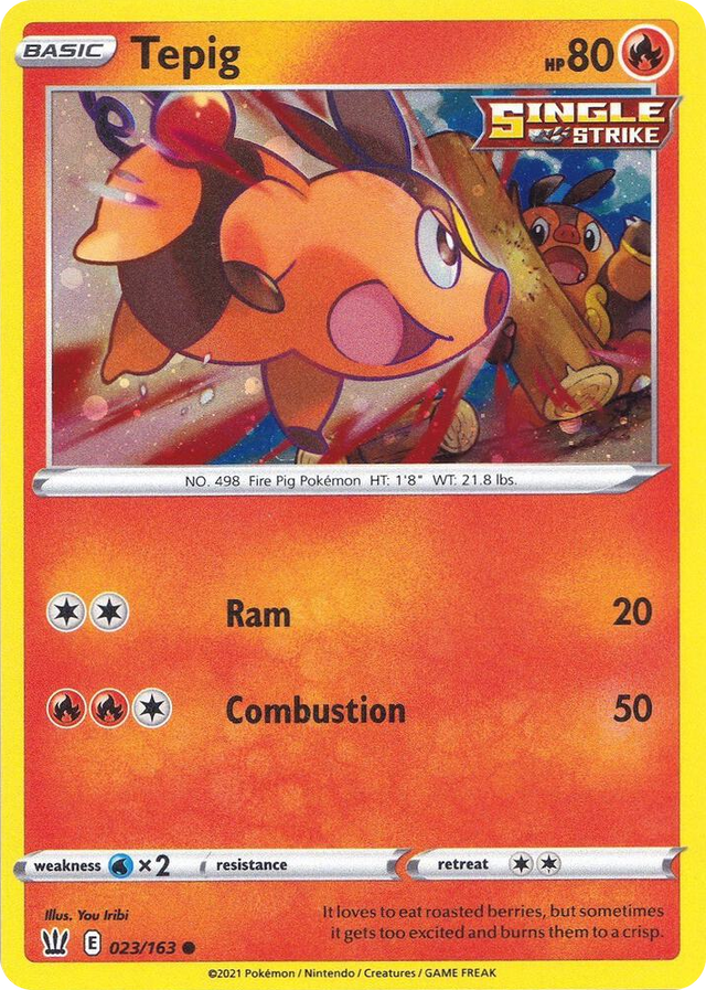 0023 Tepig - 023/163 (Cosmos Holo) Promo Miscellaneous Cards & Products