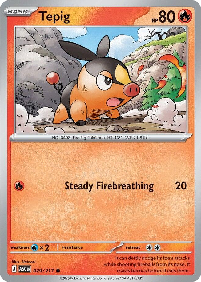 0029 Tepig Common Ascended Heroes