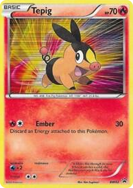 BW002 Tepig (BW02) Holo Rare Black and White Promos