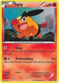 BW007 Tepig - BW07 Promo Black and White Promos