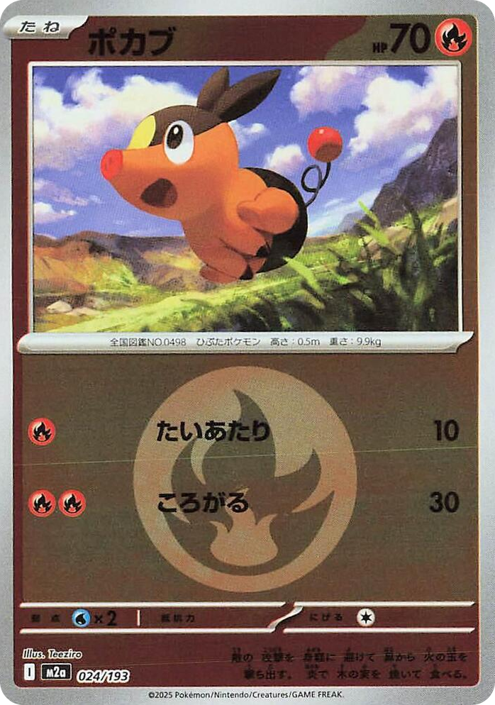 0024 Tepig (Energy Symbol Pattern) High Class Pack: MEGA Dream ex