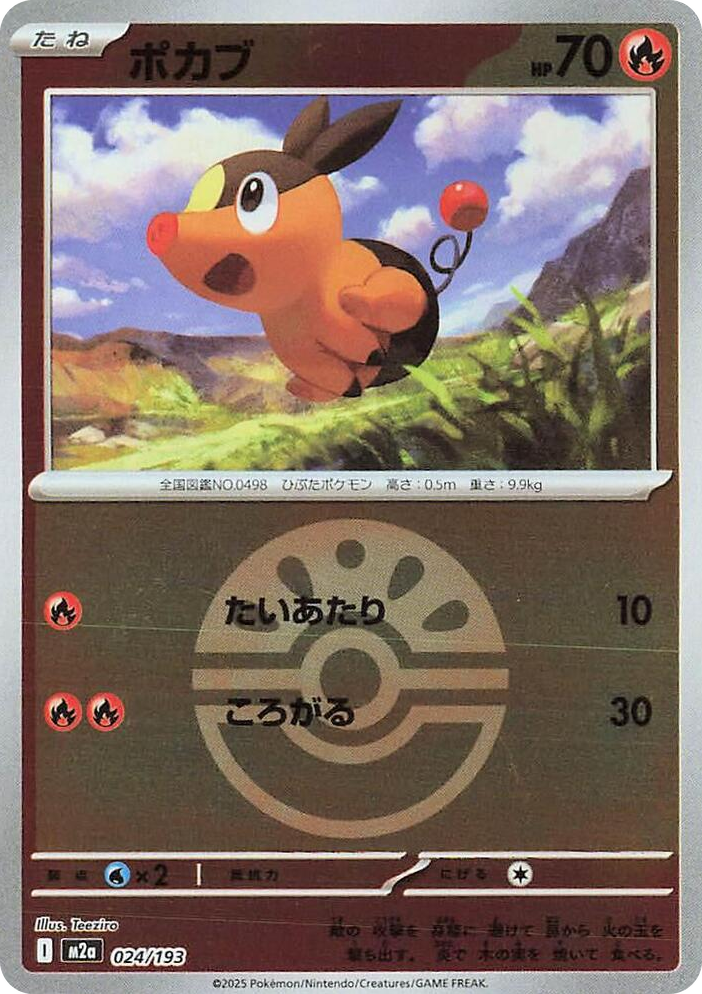 0024 Tepig (Friend Ball Pattern) High Class Pack: MEGA Dream ex