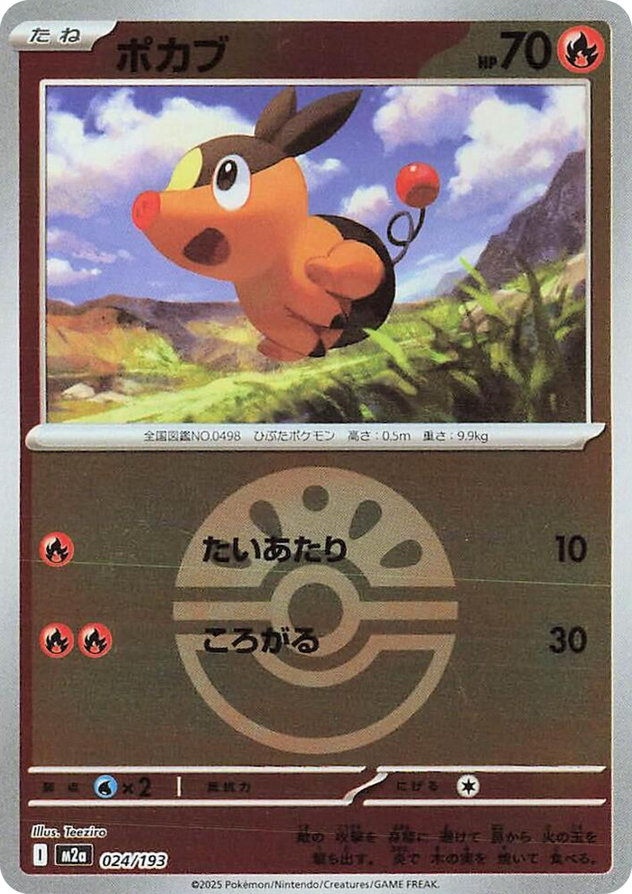 0024 Tepig (Friend Ball Pattern) High Class Pack: MEGA Dream ex