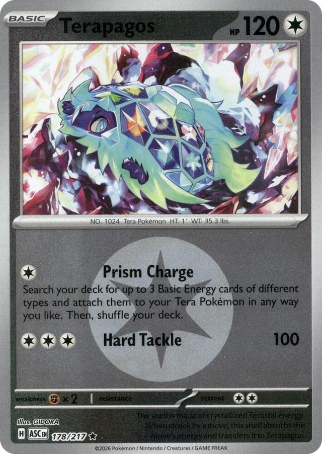 0178 Terapagos (Energy Symbol Pattern) Rare Ascended Heroes